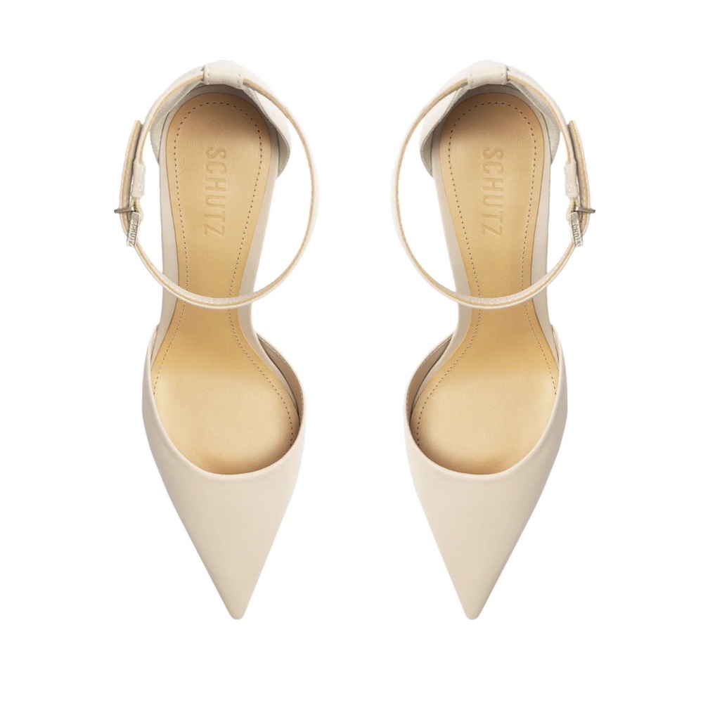 Schutz Suede D’Orsay Pointed Toe Heels